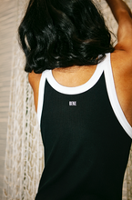 Load image into Gallery viewer, BENE logo bodysuit in black/white
